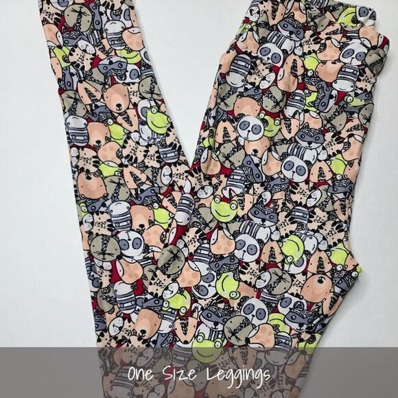 LuLaRoe OS Leggings Animals NEW - Picture 1 of 1